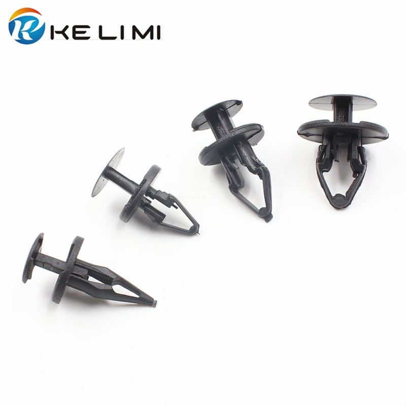Auto Fender Wheel & Bumper Fascia Push Type Fastener Retaining Clip For