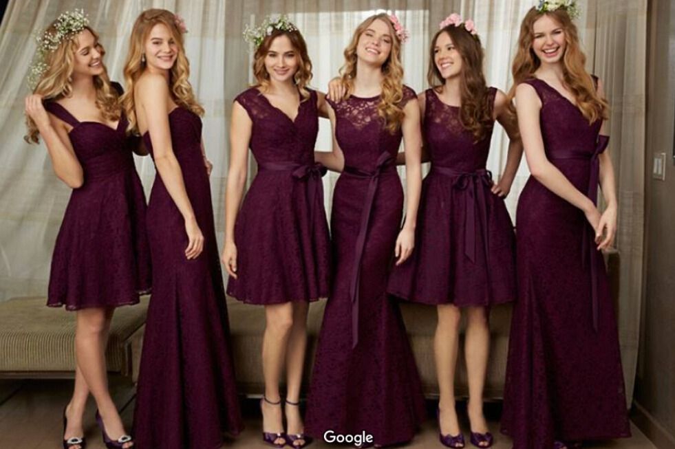 maid of honor gown designs