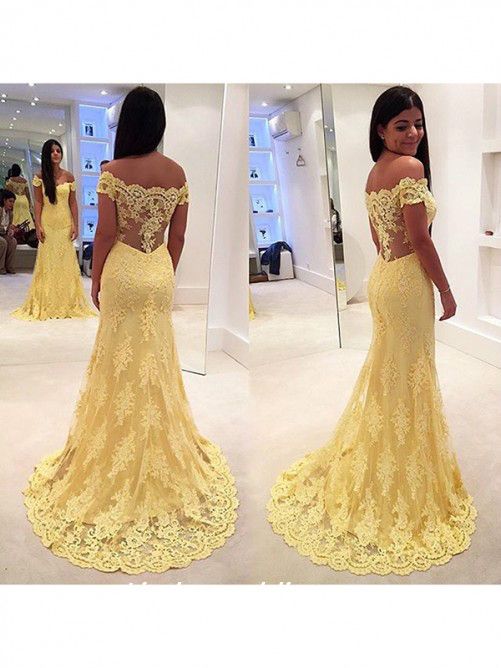 yellow color maxi dress