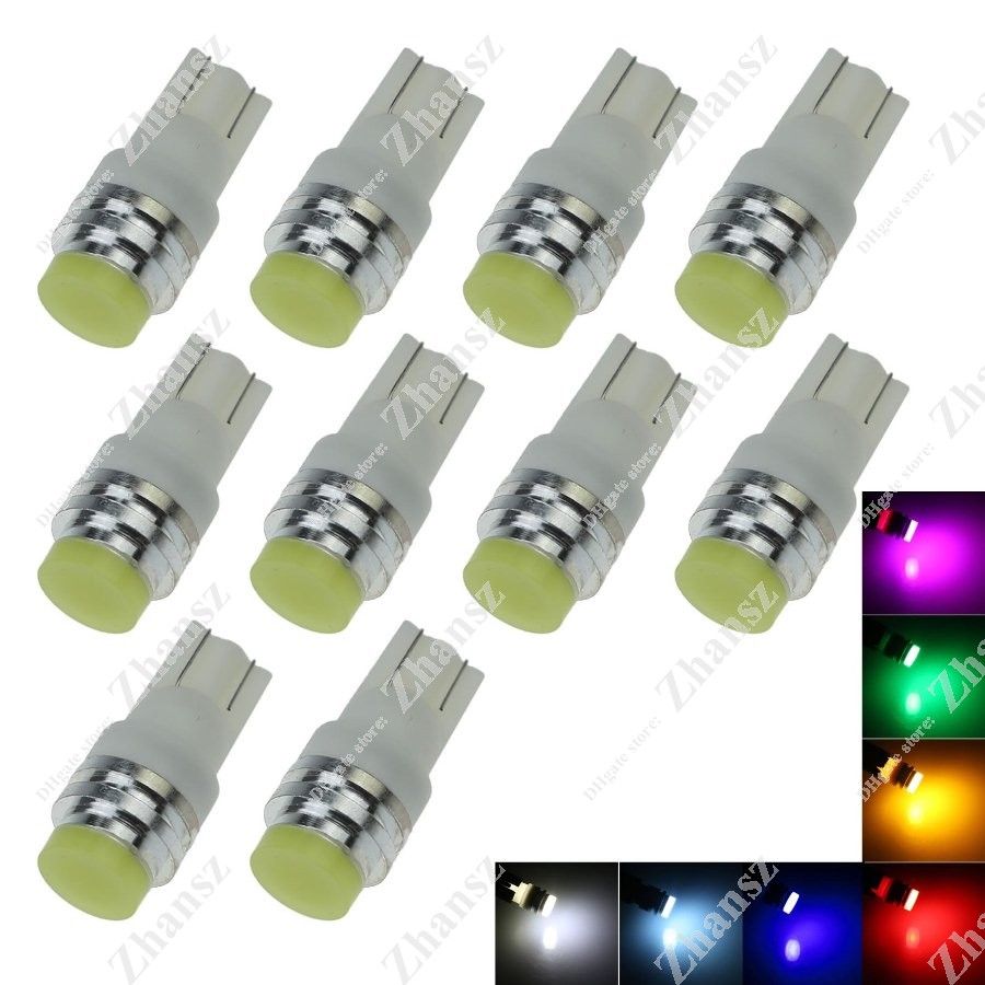 10 X Car 1 Cob Led T10 161 168 184 W5w Wedge Luggage Compartment 10 X Car 1 Cob Led T10 161 168 184 W5w Wedge Luggage Compartment Light Side Marker Mini Reading Bulb Door Lamp For Mitsubishi Suzuki Za131