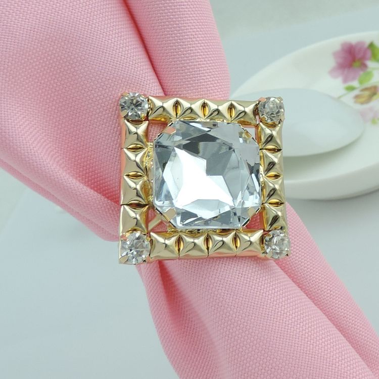 Shiny Crystal Diamond Napkin Rings Napkin Rings Holder For Hotel ...