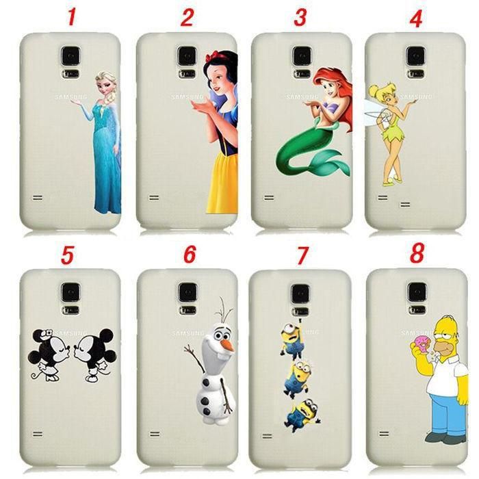 For Samsung Galaxy S4 S5 S6 Snow White Mermaid Ariel 