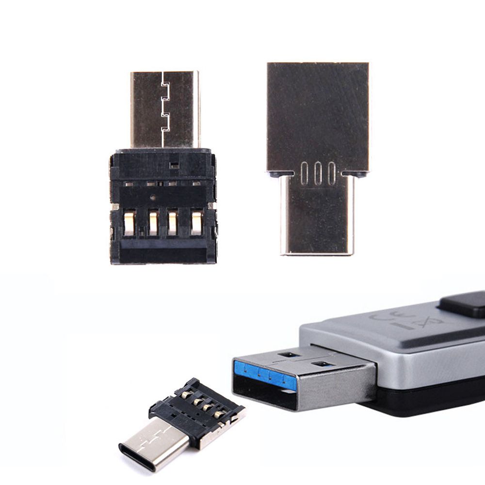 Convertisseur USB OTG Mâle Vers Adaptateur Femelle Type-C Pour Téléphone PC Tablette U Disque