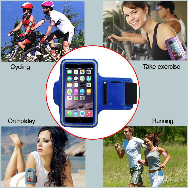 Waterproof Sports Gym Running Armband Protector Soft Pouch Case Cover