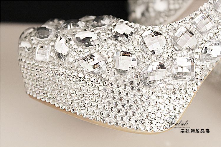 silver t bar wedding shoes