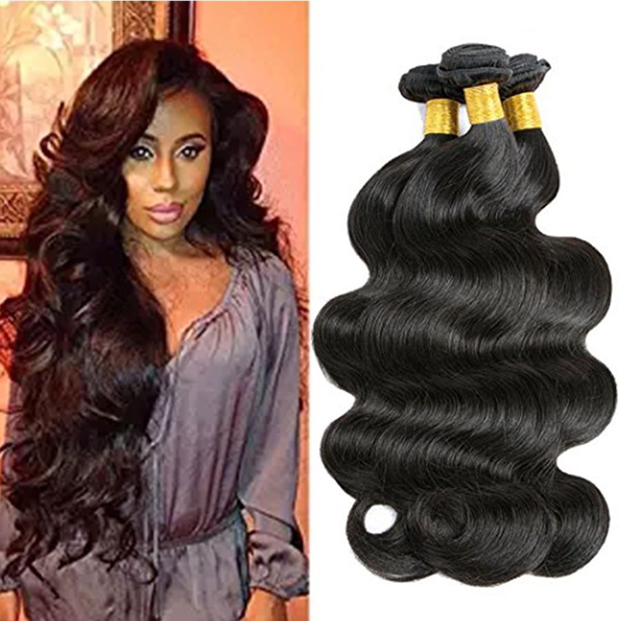 2019 Brazilian Hair Weaves 7a Unprocessed Virgin Human Hair Wefts