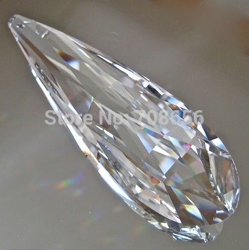Chandelier Crystal 120mm Clear Long Almond Drop Prism Chandelier Crystal 120mm Clear Long Almond Drop Prism Suncatcher Glass Wedding Lamp Accessories