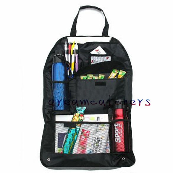 car back seat organizer multi pocket utility auto vehicle carrying online bills organizer