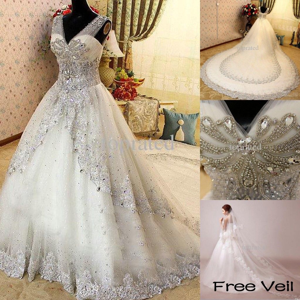 Wedding Dresses with Crystals