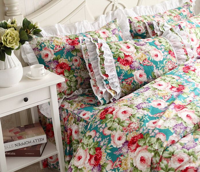 2020 Princess Colorful Pastoral Bed Sets,Twin Full King ...