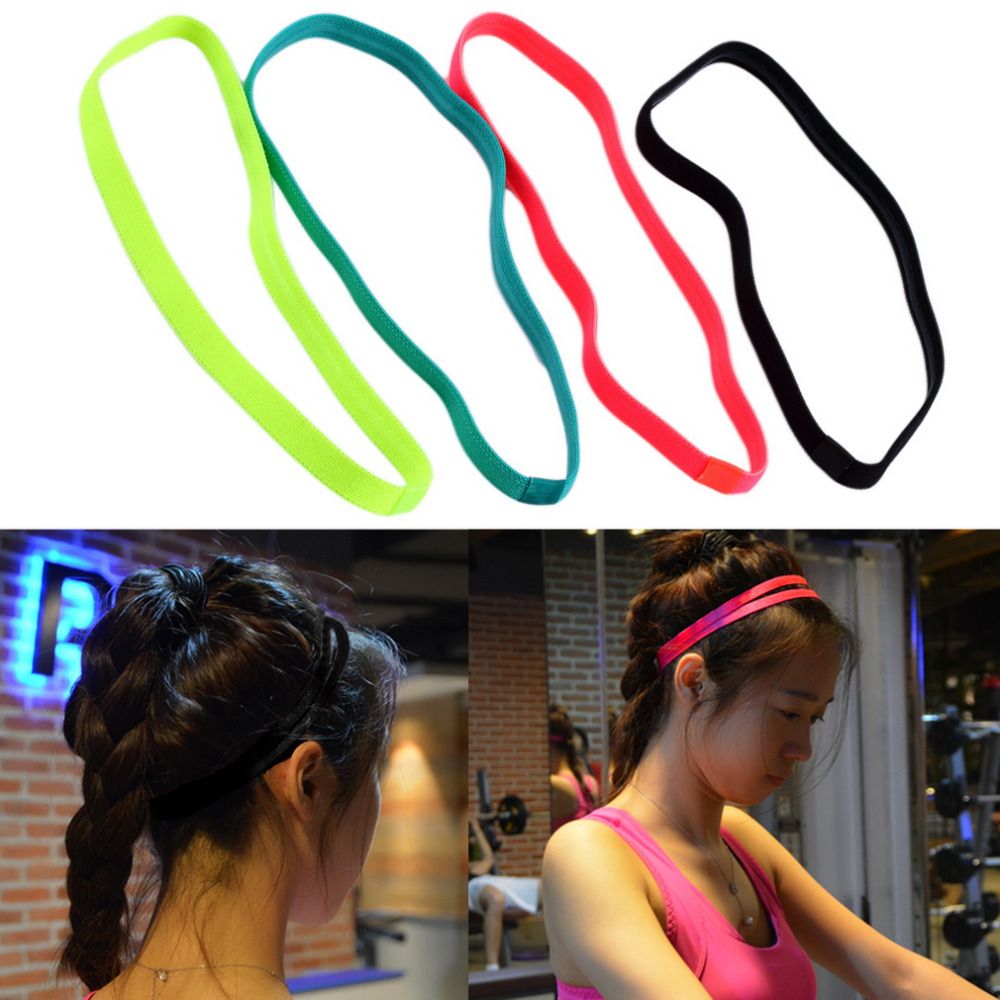 Wholesale Women Men Yoga Hair Bands Girls Sport Anti Slip Elastic