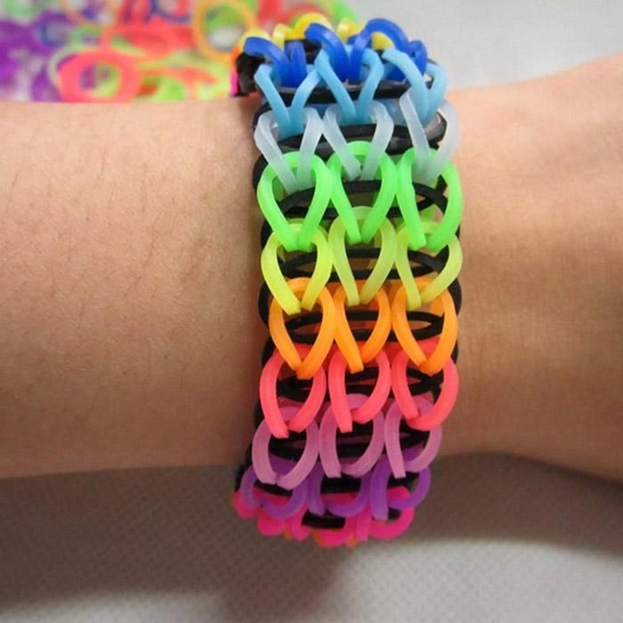 DIY Colourful Assorted Loom Rubber Bands Bracelet Making Kit Set Classy Rubber Band Bracelet Patterns DIY Colourful Assorted Loom Rubber Bands Bracelet Making Kit Set Classy Rubber Band Bracelet Patterns