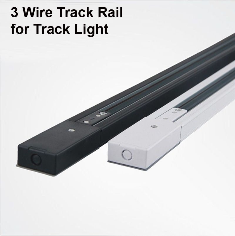 2018 Led Track Rail 1m 3 Wire Lighting Fixture Connnector 2018 Led Track Rail 1m 3 Wire Lighting Fixture Connnector Universal Spotlight Fixtrure Clothing Shoe For America Australia Canada From