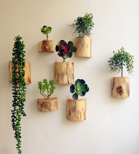 wood block flower vases wall flower pots planters home decoration wood block flower vases wall flower pots planters home decoration