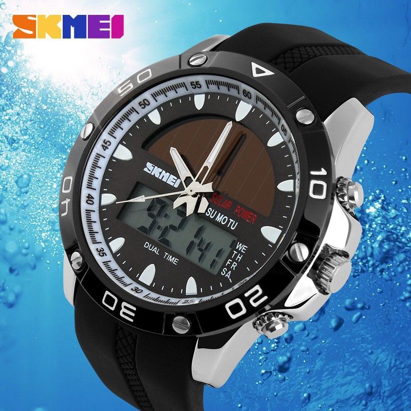 skmei watch solar power