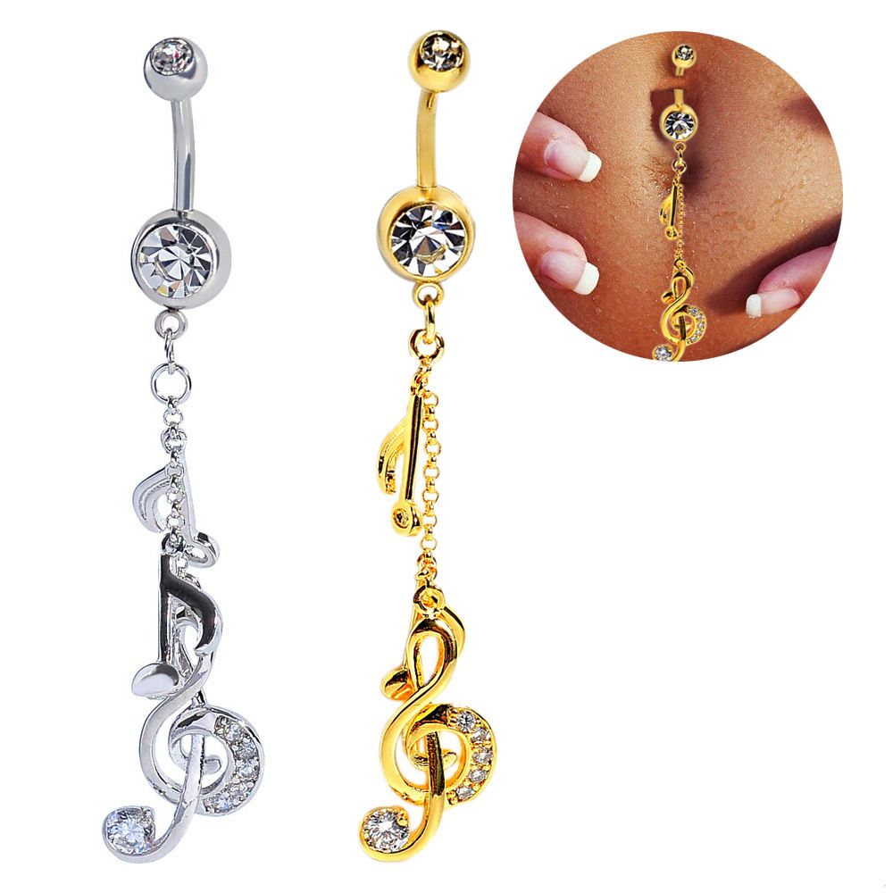 2017 Piercing Belly Ring Navel Ring Korean Fashion Notes 316l focus for Belly Piercing Jewelry 2017 Piercing Belly Ring Navel Ring Korean Fashion Notes 316l focus for Belly Piercing Jewelry