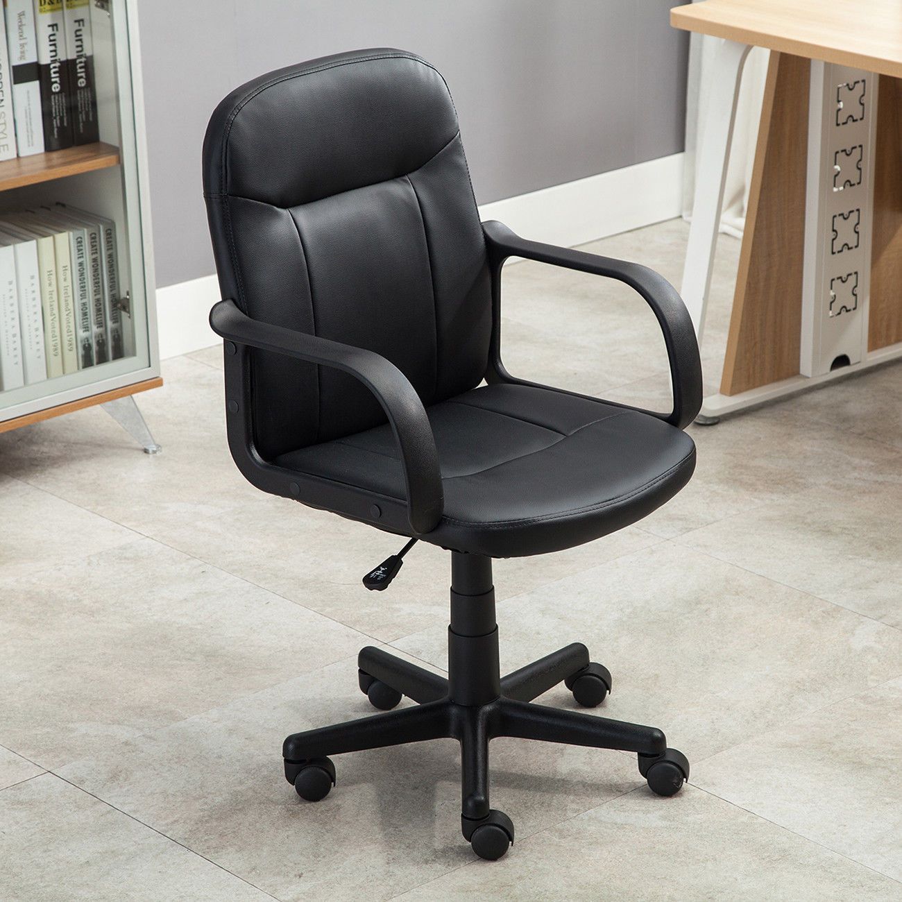 2018 New Modern Office Executive Chair Pu Leather Computer Black 2018 New Modern Office Executive Chair Pu Leather Computer Black From Fengjunpin52 46 24 Dhgate Com
