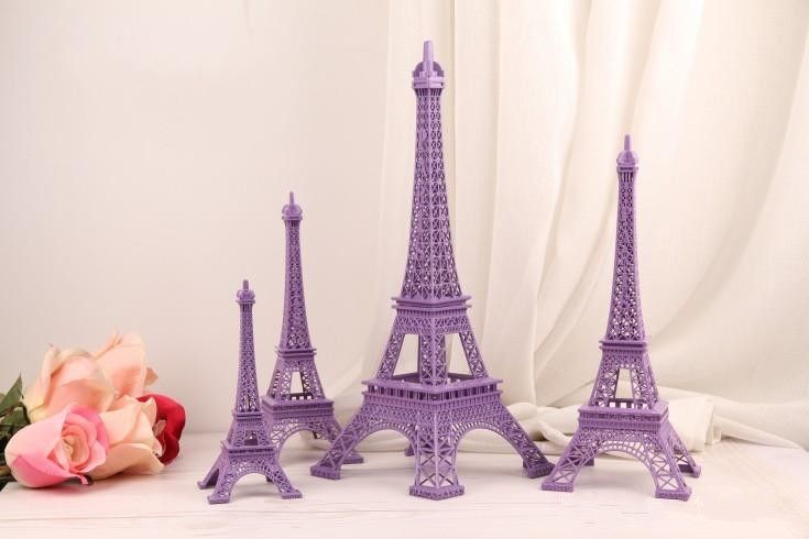 Wedding Table Centerpieces Purple Paris Eiffel Tower Model Alloy