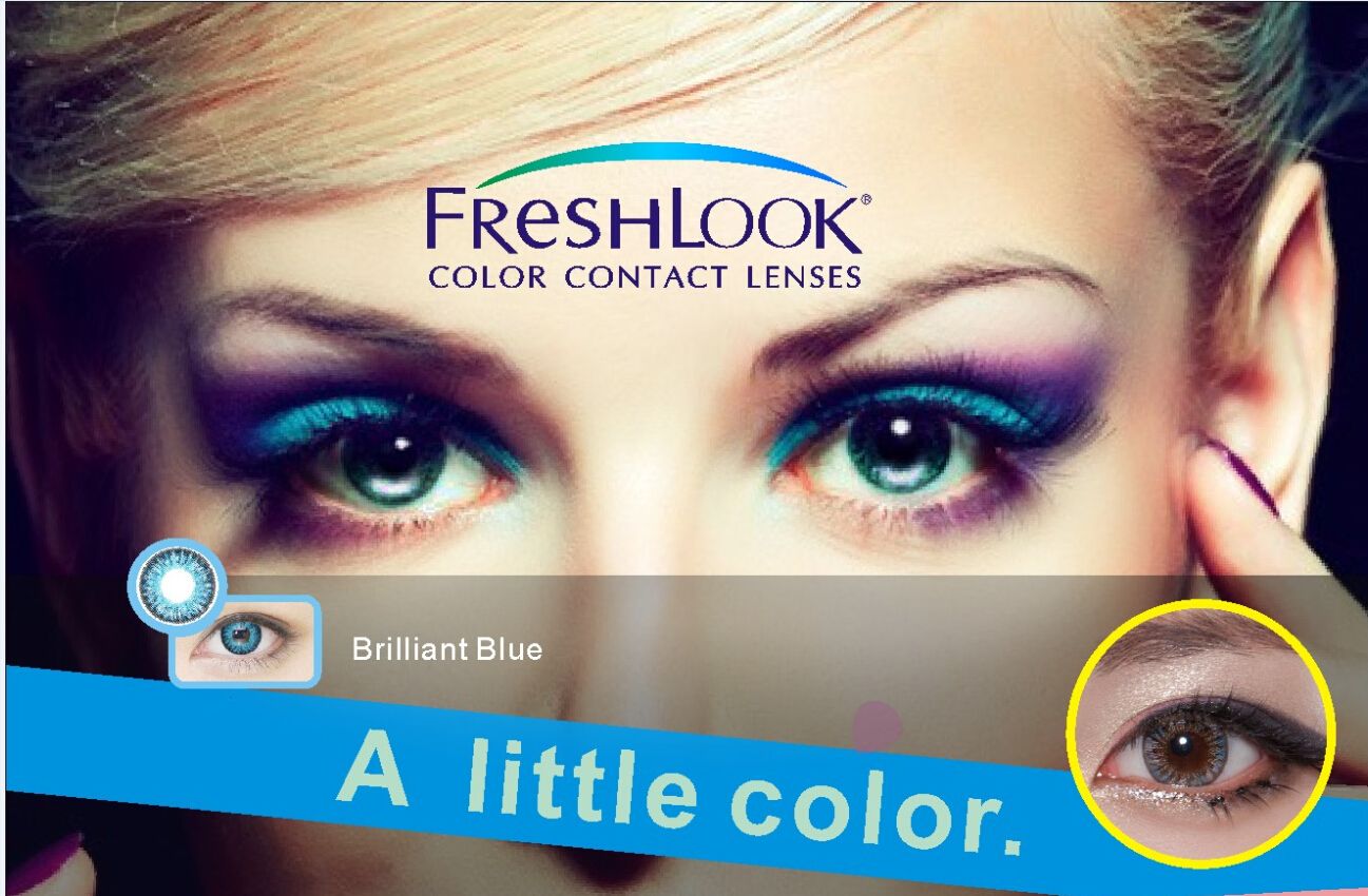 Christmas Essential HOT FREE Paper Posters Freshlook Contact Lens