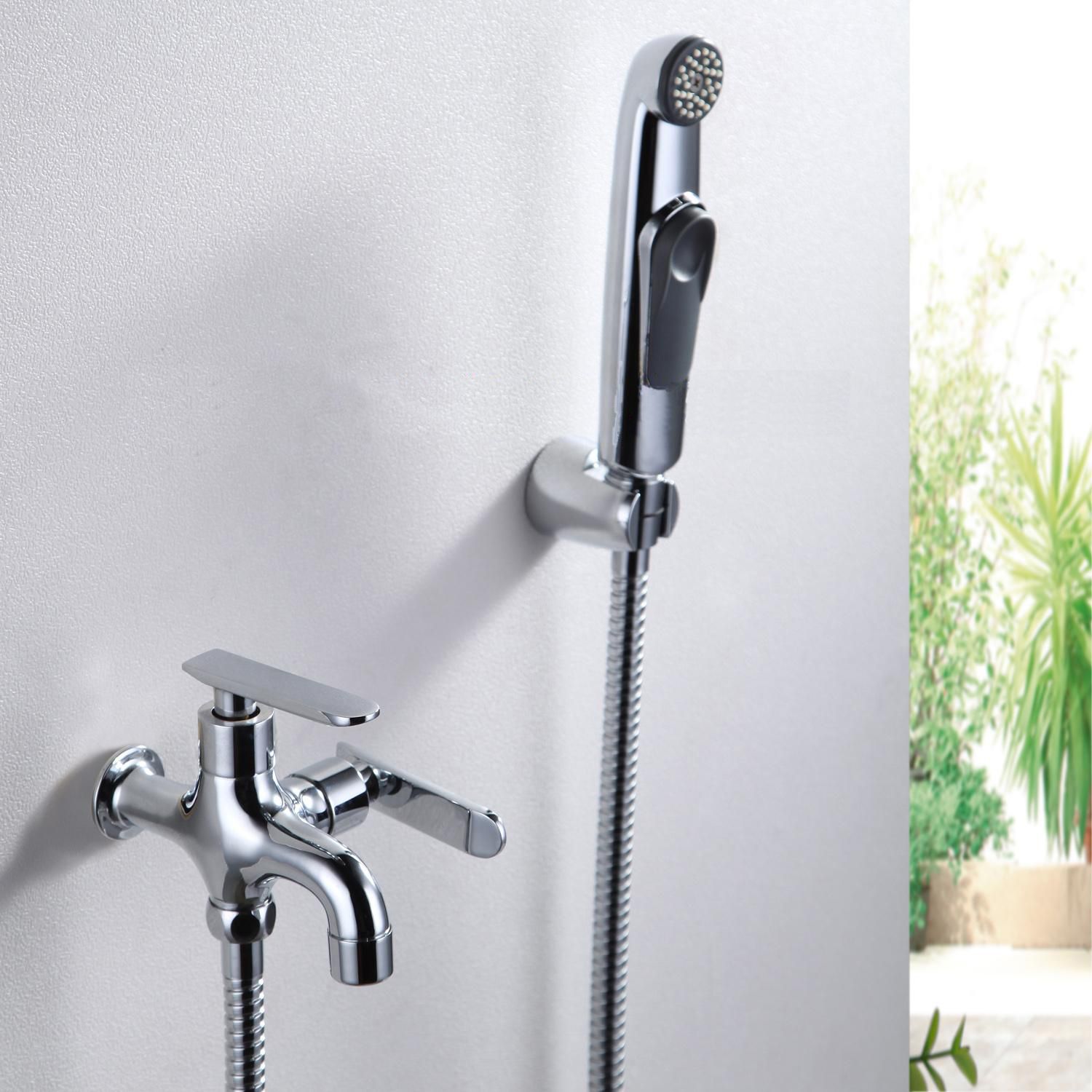 2018 Modern Toilet Bidet Faucet Handheld Portable Wash Cleaner Hose