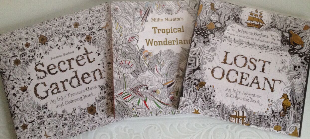 Johanna Basford Colouring Books Secret Garden Tropical Wonderland Lost Ocean With Pencil Coloring Book Activities Free Printable From