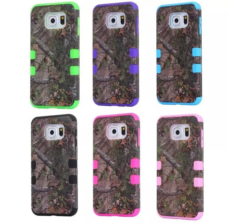 3 In 1 Straw Samsung Galaxy S6 S6 Edge Phone Case Realtree Camo Case