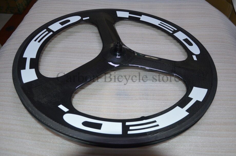 hed tri spoke front wheel