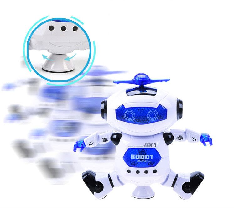 2020 Electric Robot Children'S Toy Space Dance Electric Robot 360