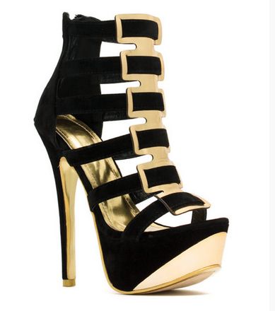2016 Yeni Sandalet Kadınlar Sandalet Ayakkabı Yüksek Topuk Süet Platformu Yaz Kadın Ayakkabı Yeni Geliş Sandalet Gladyatör Ayakkabı Stilettos kişiye özel sipariş