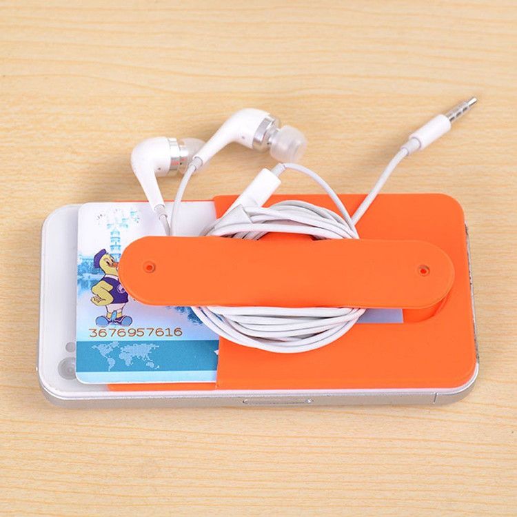 2020 Universal Silicone Phone Card Holder Self Adhesive Smartphone