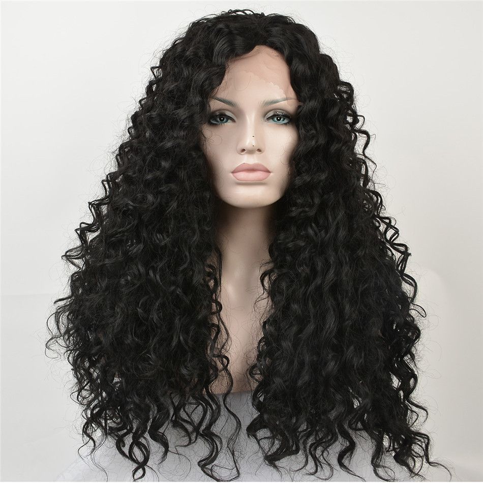 Kupit Optom Kabell Afroamerikanec Moda Moda Pariki Kruzheva Pered Pariki 1 Chernye Kudri Volosy Dlinnye Kruzheva Pered Pariki Belye Zhenshiny Bolshaya Volna Pricheski Kudri Otkabell V Kategorii Pariki Obychnye 2 663