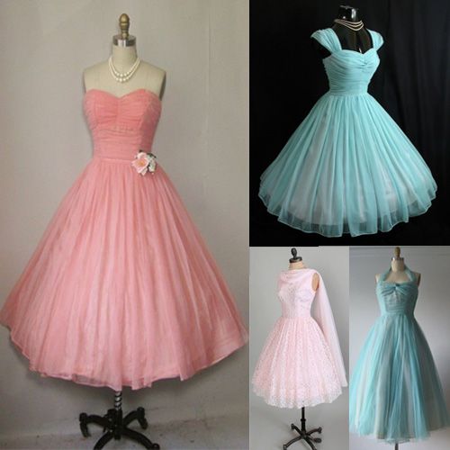 Plus Size 1950s Vintage 50s Short Prom Dresses Backless Wedding Party ...