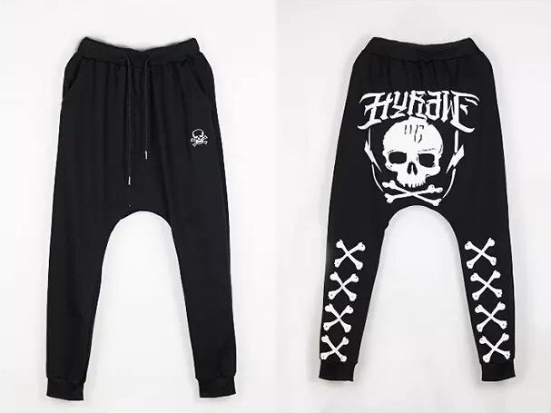 skeleton jogging bottoms