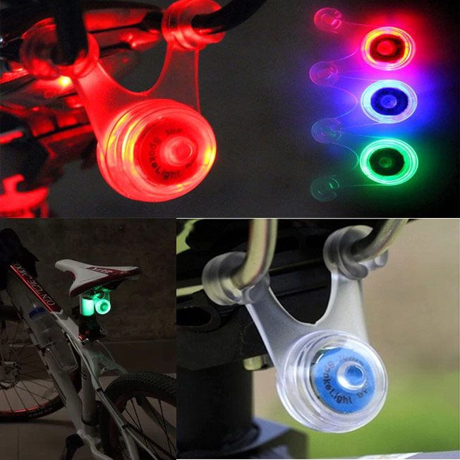 2021 Waterproof Silicone Bicycles Bike Tail Lights Spoke Silicone LED
