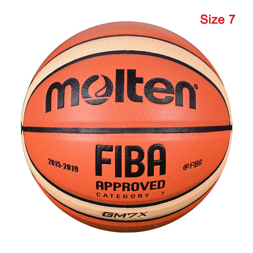 Highliving /® Ballon de basket-ball en caoutchouc antid/érapant Taille 7 pour entrainement en int/érieur et en ext/érieur