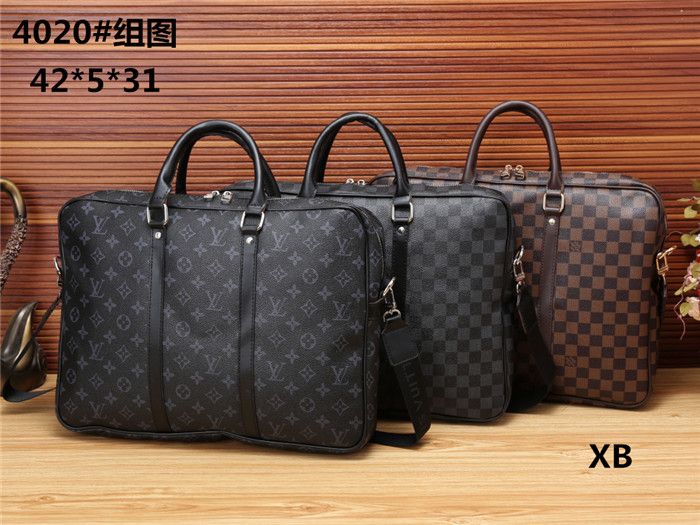 2019 New Men&#39;S Women Briefcase Luxury Business Package Hot Sale Laptop Bag Leather Messenger ...