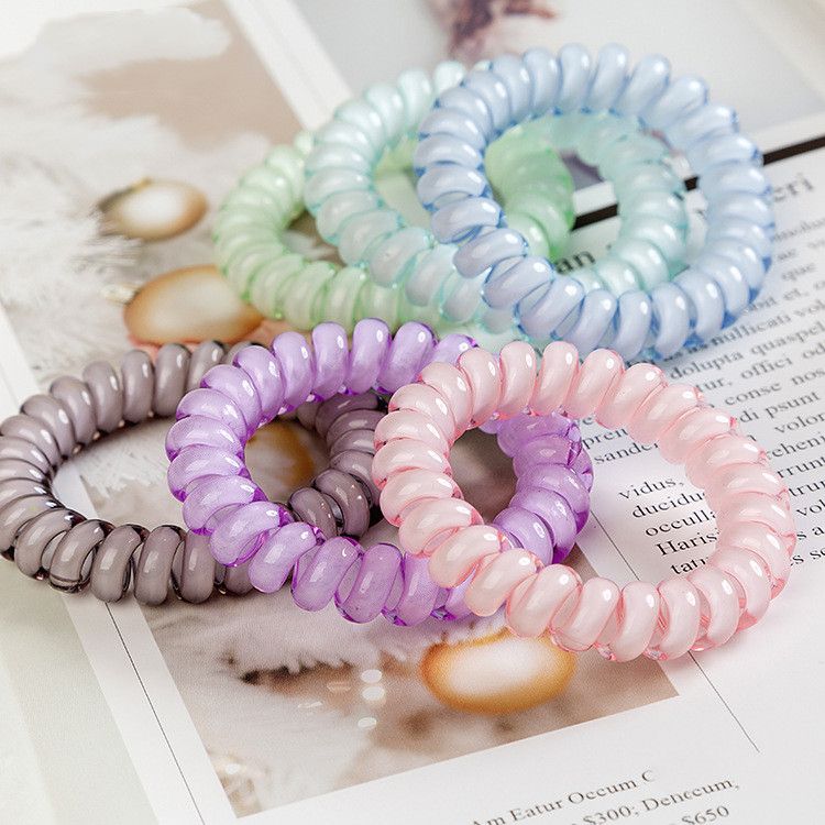 UK 100 Pcs Kids Fashion Casual Cute Headwear Elastic Hair Ring Hair Rope Holder
