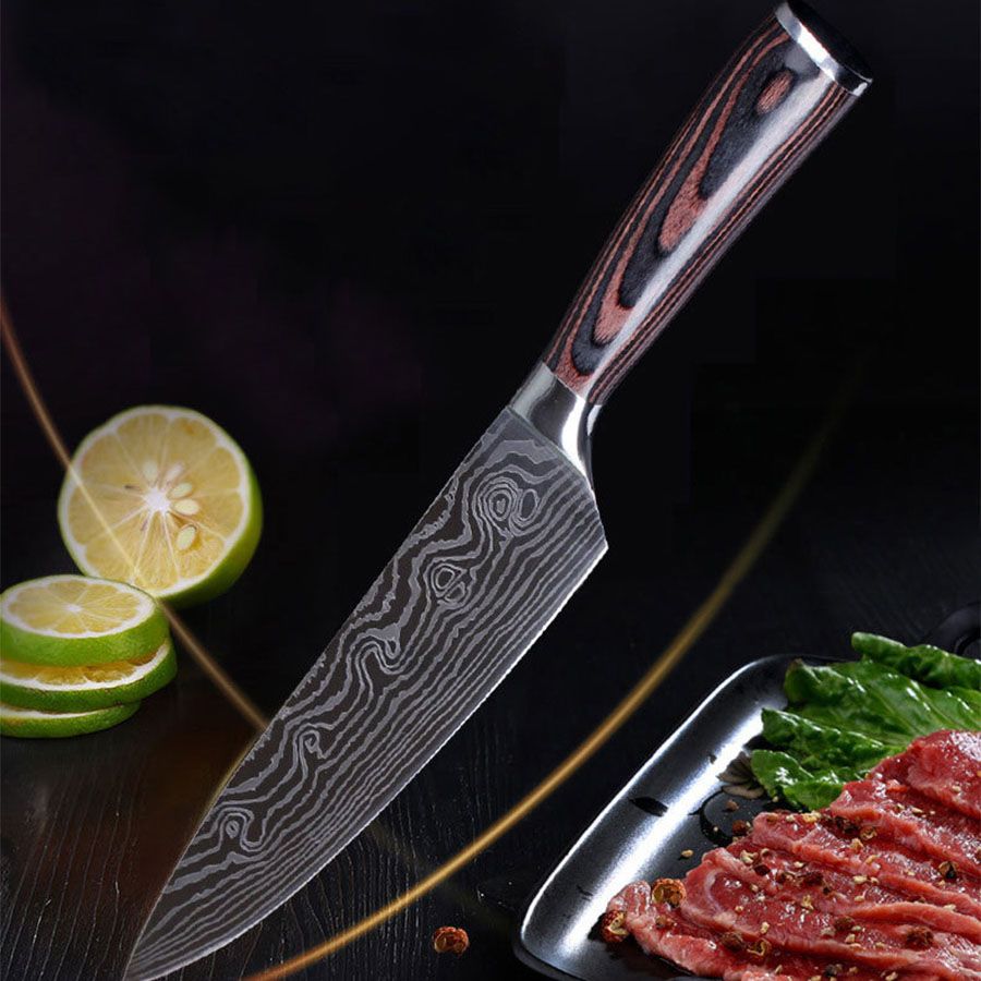 Fruit Vegetable Meat Sharp Knife Professional Chef Kitchen Tools