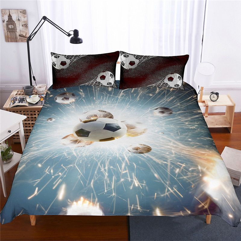 High 3d Quality American Football Soccer Duvet Cover King Queen Full High 3d Quality American Football Soccer Duvet Cover King Queen Full Twin Size Pillowcase Basketball Bedding Sets Comforters