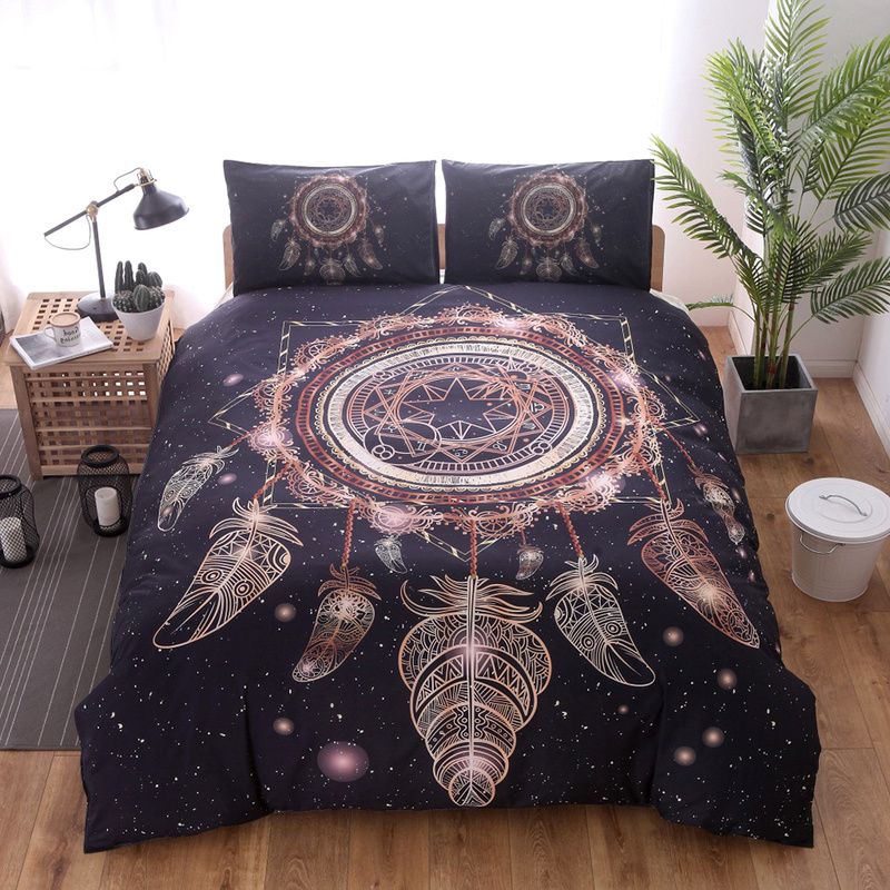 3d Bedding Set Polyester Fabric Geometric Constellation Printed 3d Bedding Set Polyester Fabric Geometric Constellation Printed Duvet Cover Pillowcase Comfortable Bedroom Quilt Covers Comforter Sets Bedspreads From
