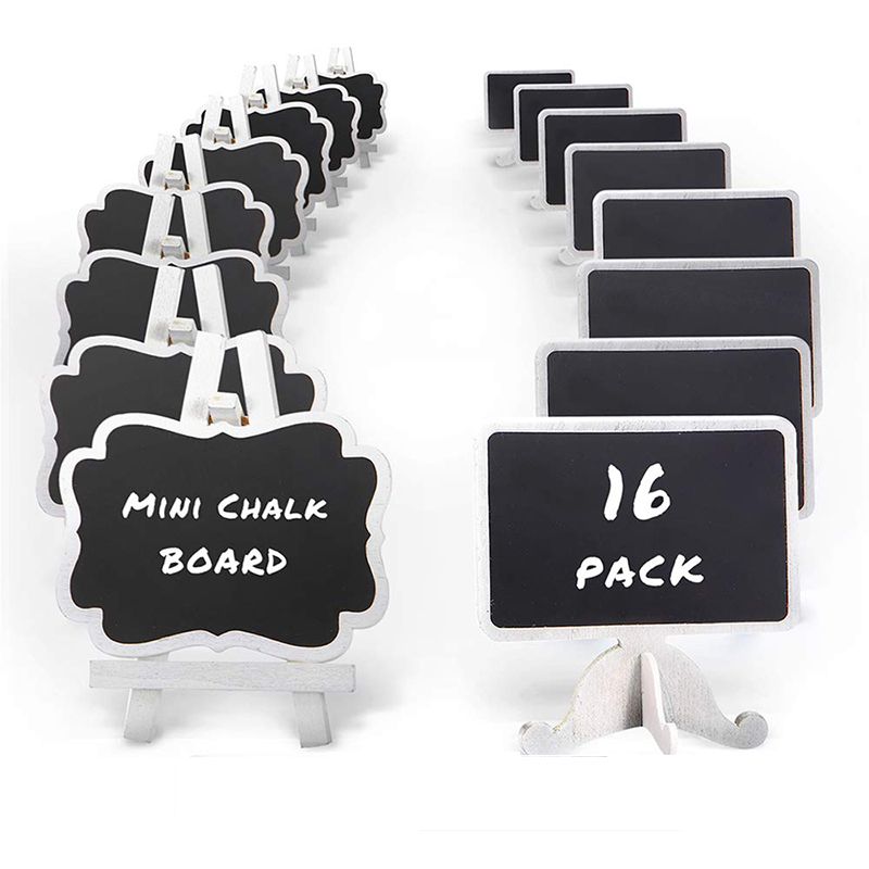 2019 Mini Wooden Chalkboard With Easel Stand Small Chalkboard Sign For