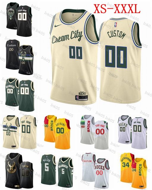 milwaukee bucks custom jersey