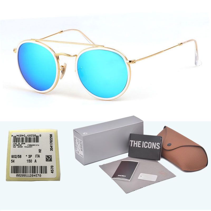 Highest Quality Round Style Sunglasses For Men Women Alloy Frame