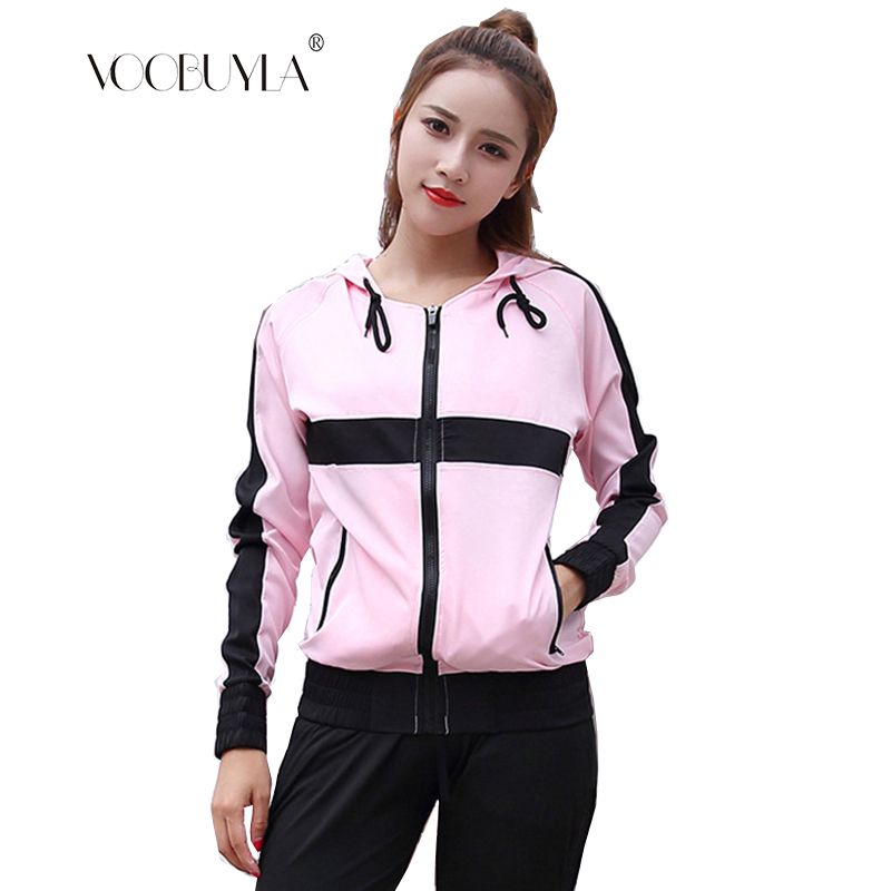 Voobuyla Spring Womens Sports Hooded Full Sleeve Jacket Ladies Hooded Spring Jacket Suppliers | Best Ladies Hooded