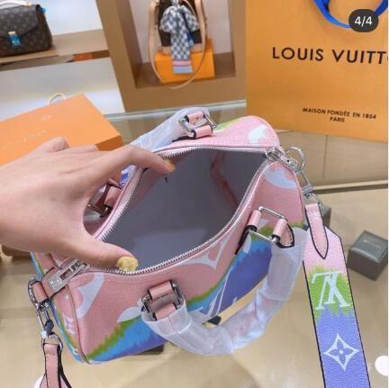 New Women Leather Handbags Rainbow Louis Vuitton LV Handbags MICHAEL BB KOR Shoulder Bags Ladies ...