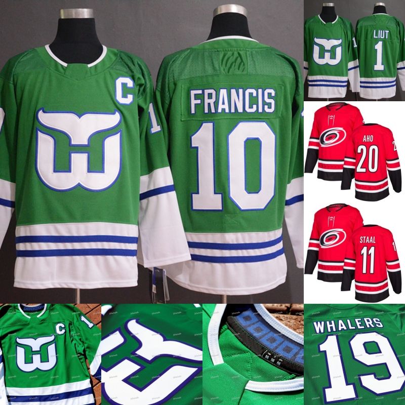 2019 2019 Hartford Whalers Carolina Hurricanes Alternate Jerseys 10 Ron