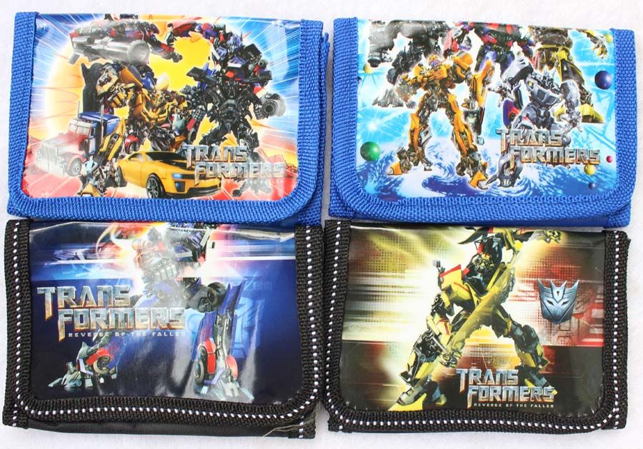Cartoon Robot Logo Coin Purses Mini Wallets Mix Spiderman Character