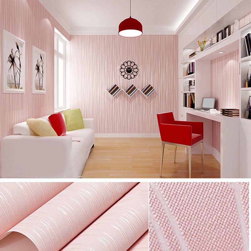 25 color modern 3d stripe wallpaper for walls horizontal striped non-woven  wall paper rolls for bedroom living room home decor