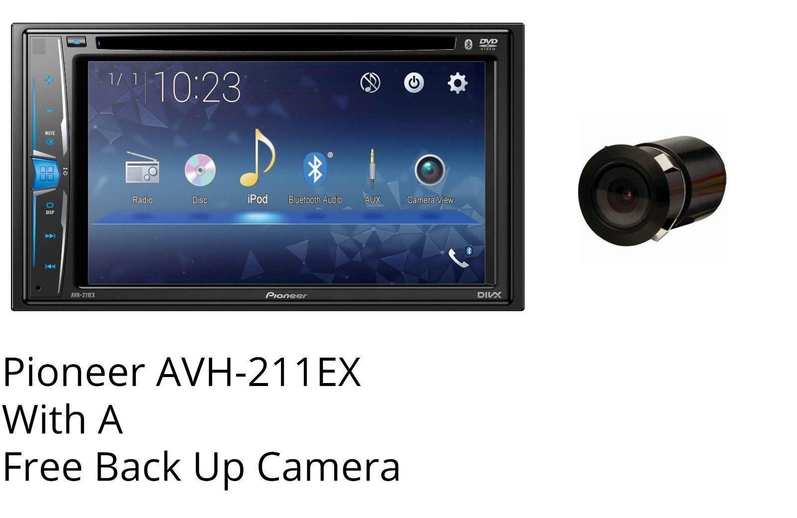 2018 NEW PIONEER AVH 211EX 6.2 Car STEREO DVD CD BLUETOOTH WITH FREE