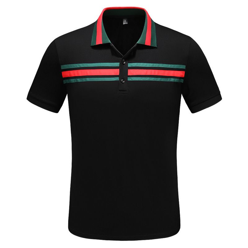 2020 2019 New Italy Men'S Polos Casual Short Sleeved Summer New Lapel T ...